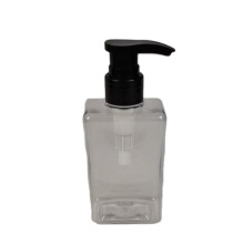square 300ml bottle pump sealing for shampoo usage PE packaging